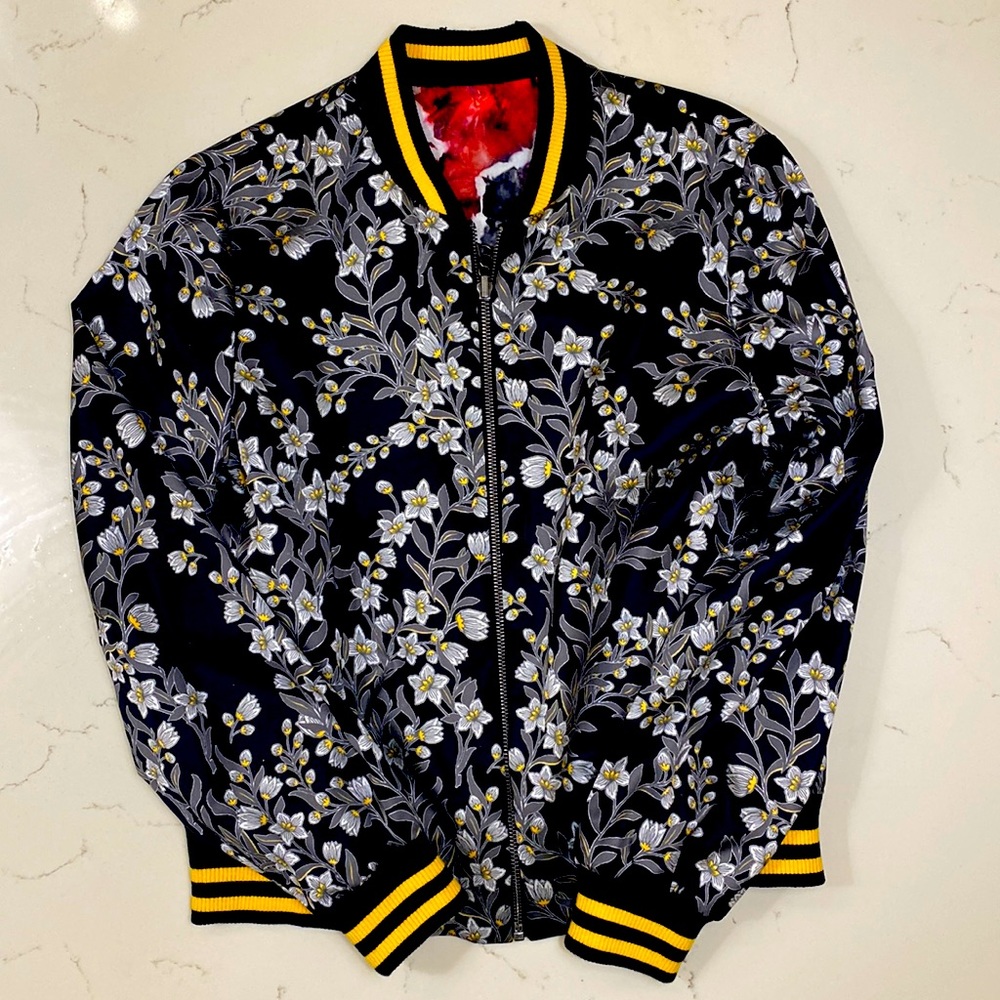 Alice + Olivia reversible satin jacket